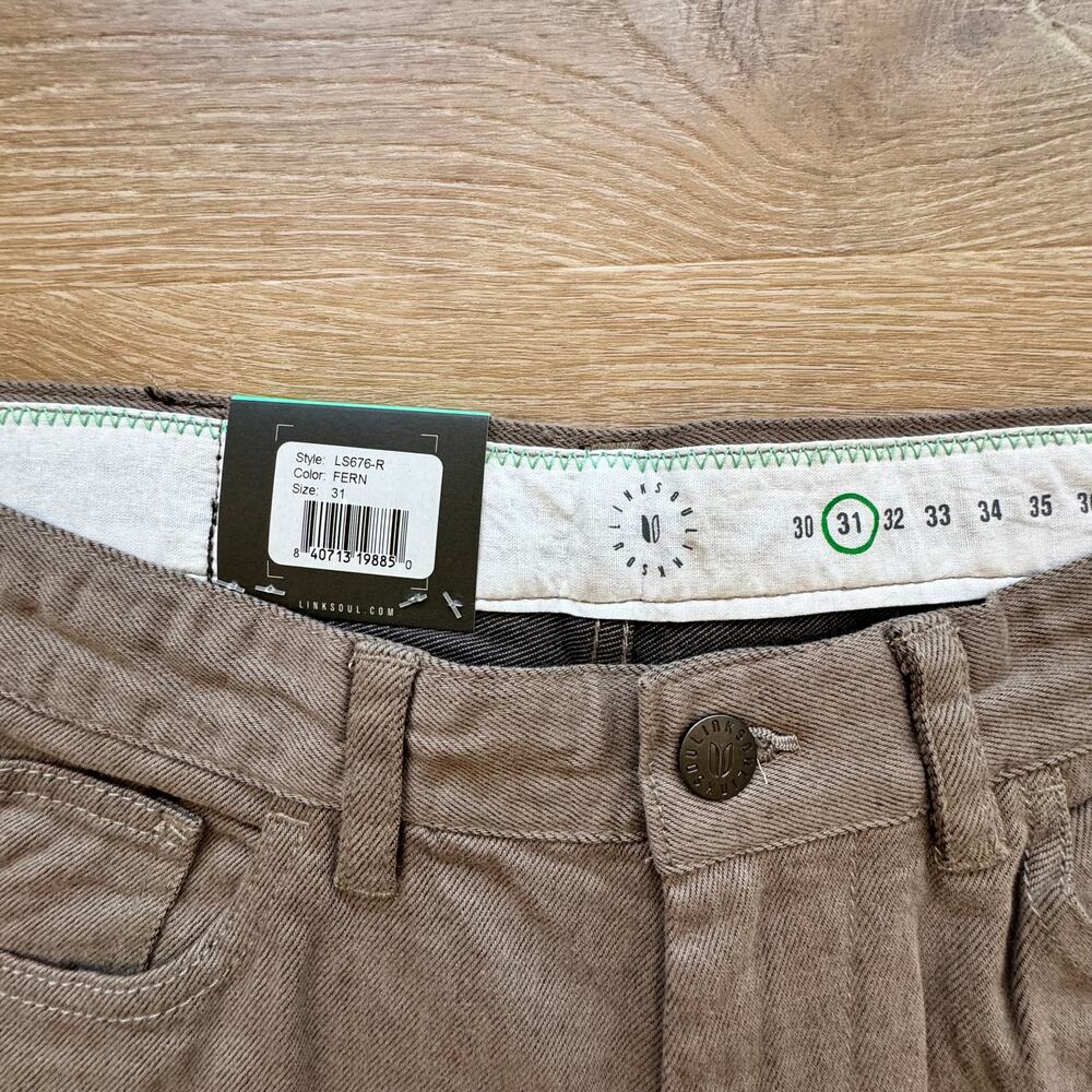 Linksoul Men's Colored Denim Jeans - Size 31R - Picture 2 of 8
